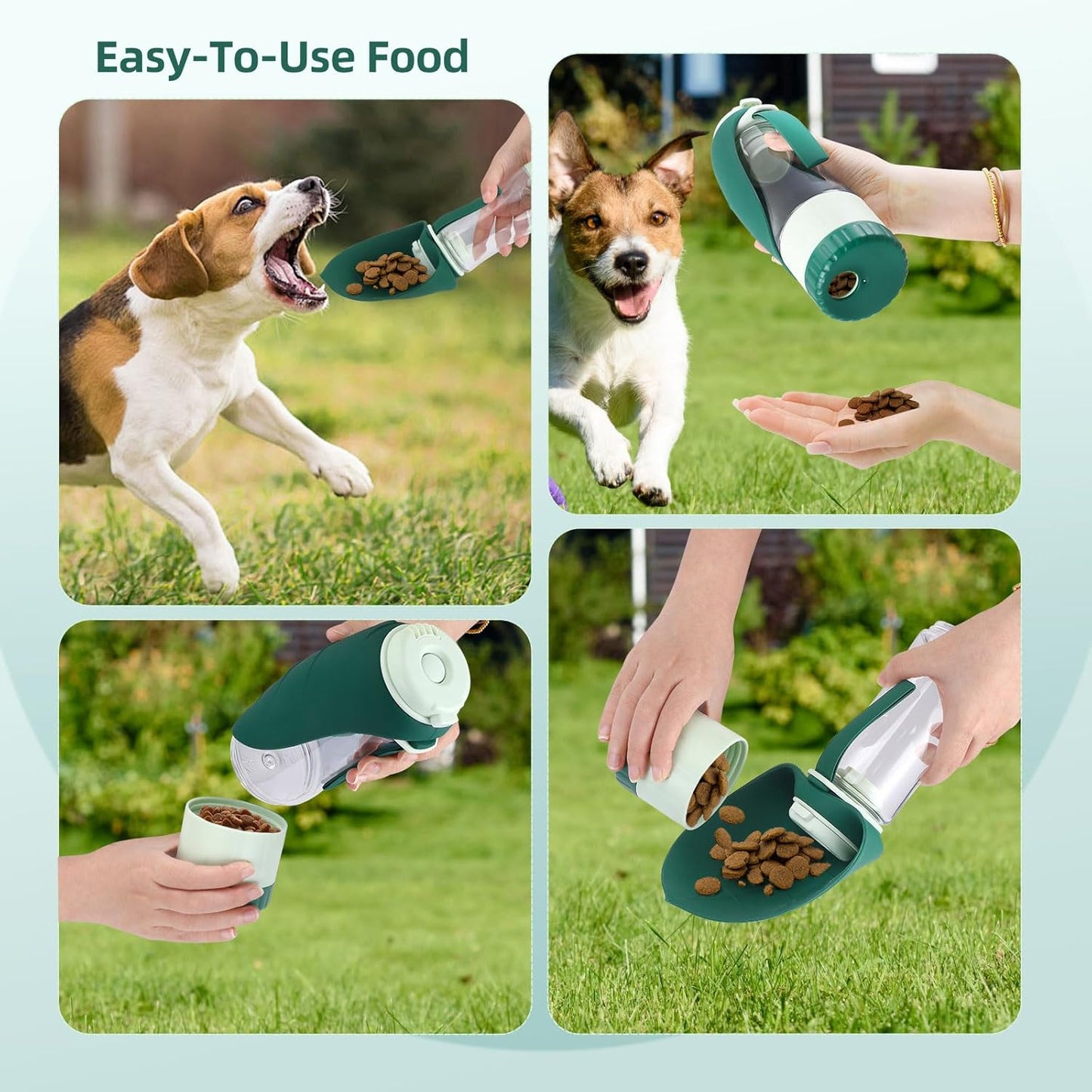 2 in 1 Dog Water and Snack Dispenser