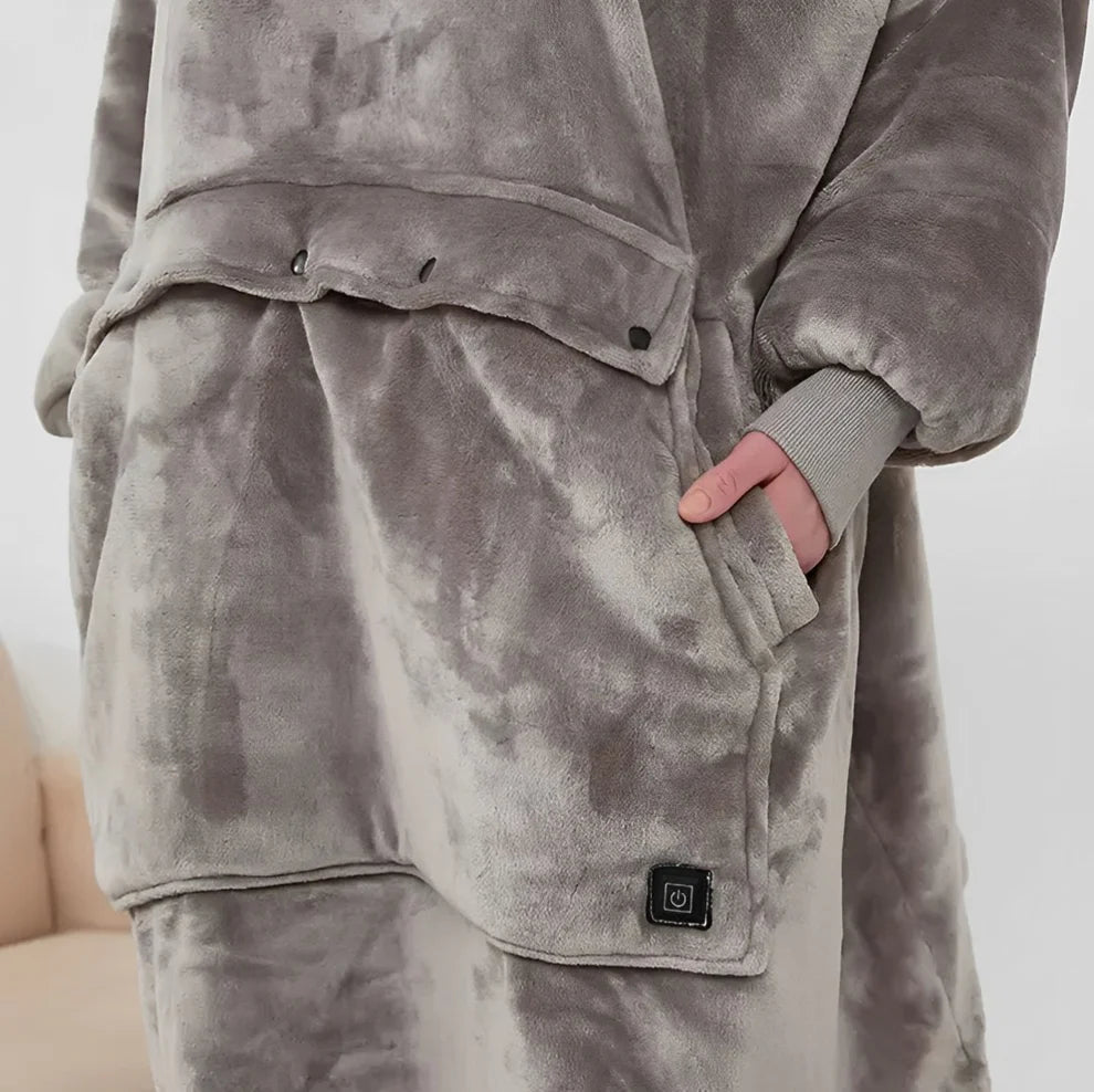 VibeOn™ Heated Hoodie Blanket