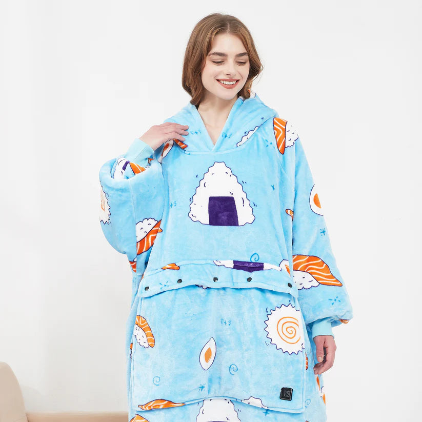 VibeOn™ Heated Hoodie Blanket