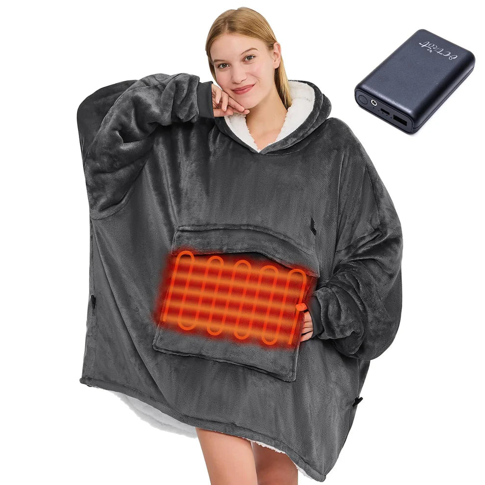 VibeOn™ Heated Hoodie Blanket