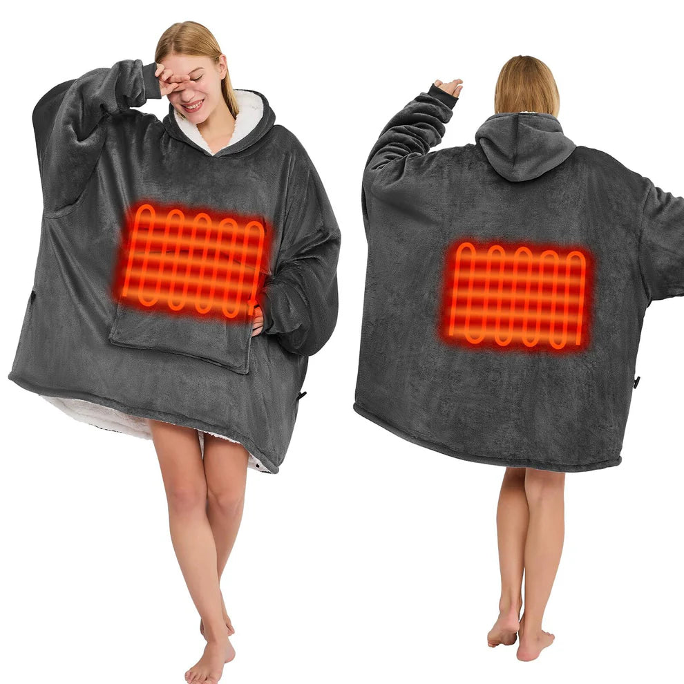VibeOn™ Heated Hoodie Blanket