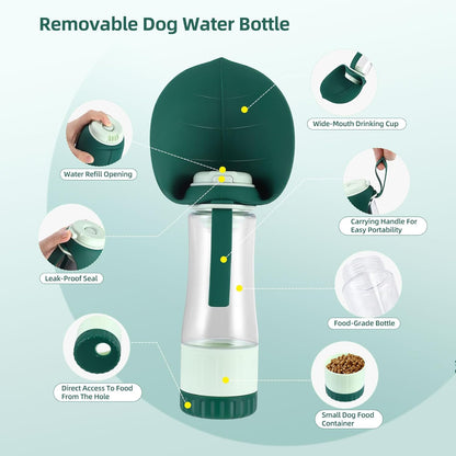 2 in 1 Dog Water and Snack Dispenser