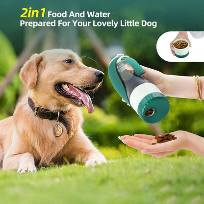 2 in 1 Dog Water and Snack Dispenser
