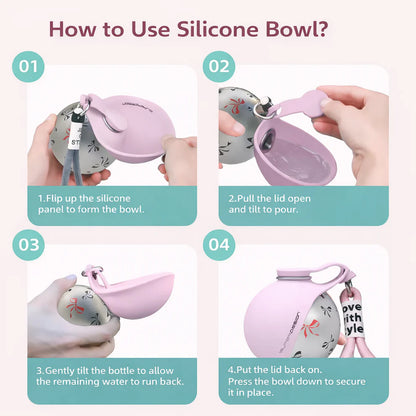Portable Dog Bowl and Bottle