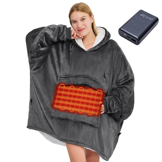 VibeOn™ Heated Hoodie Blanket